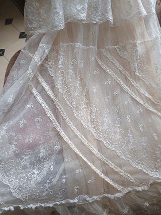 Vestido bautizo cristianar antiguo 