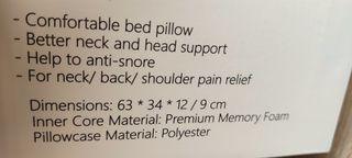 Almohada Viscoelastica Cervical