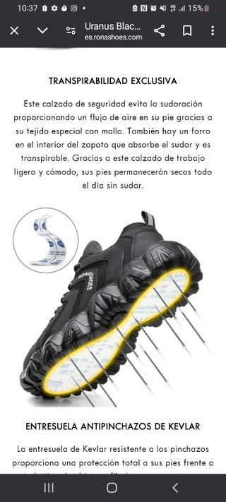 Rhona Shoes Zapatos Seguridad