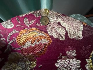 Bolso de mano de seda