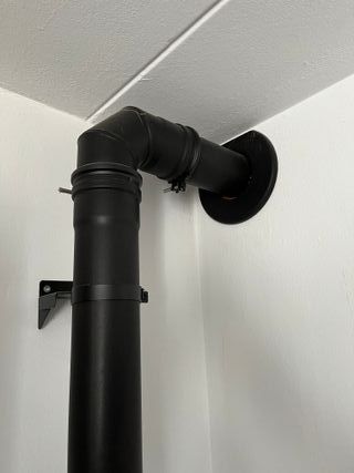 Stufa a pellet da 7 kW.