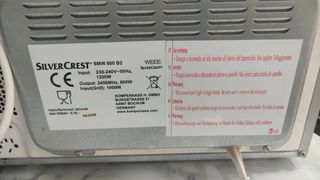 Microondas Silvercrest SMW 800 B2 y Función Grill