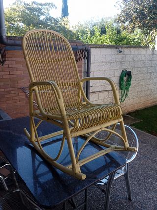 Sillón de mimbre 