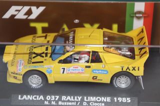 Scalextric Slotwings/Fly Lancia 037 Rally Limone