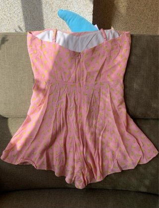 Mono corto rosa de Zara
