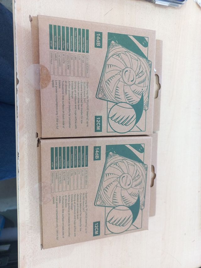 2 Ventiladores ordenador Anima 12cm