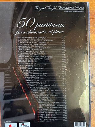 50 partituras para aficionados al piano
