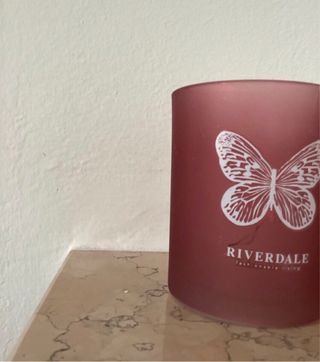 Set 2 porta candele con farfalla di Riverdale