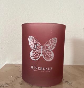 Set 2 porta candele con farfalla di Riverdale