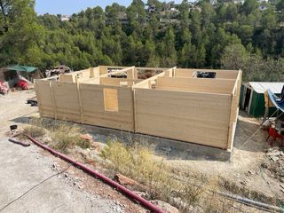 Montaje de casas prefabricadas