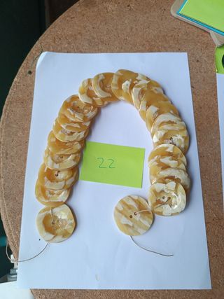 Botones grandes antiguos/ vintage años 60