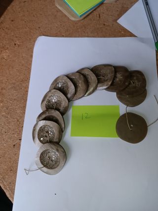 Botones grandes antiguos/ vintage años 60