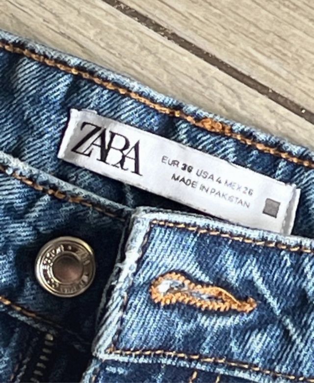 Jeans Zara vita alta