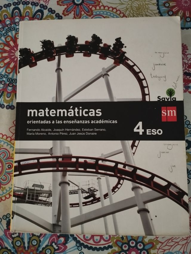 Matemáticas 4 ESO. SM Savia