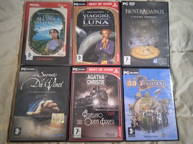 lotto Pc Games Dvd Cd Rom Avventure Grafiche Vintg