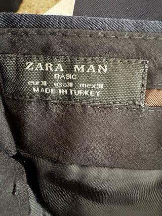 Traje de hombre de Zara