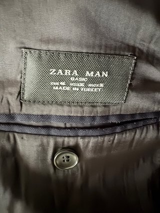 Traje de hombre de Zara
