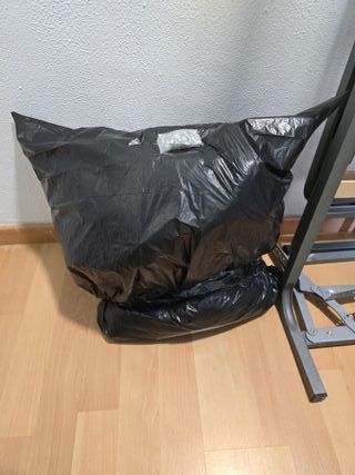 Sofá cama plegable azul