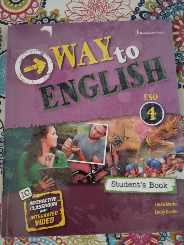 Libro e inglés WAY to ENGLISH 4 ESO