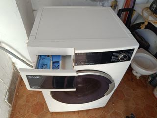 Lavadora Sharp 8k. Bombo averiado