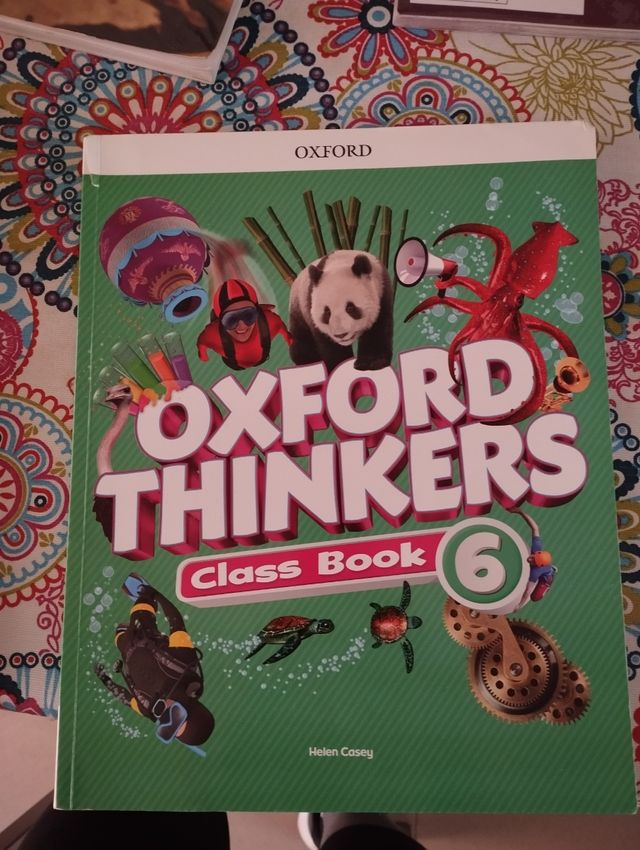 Libro de inglés Oxford Thinkers 6. Class book.