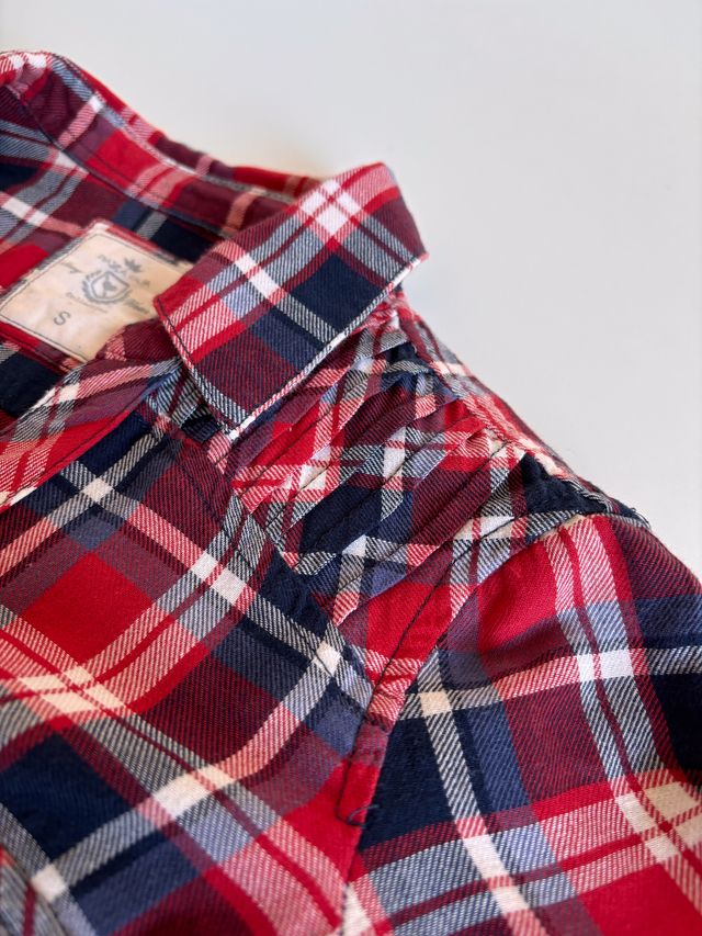 Camicia a quadri 100% cotone