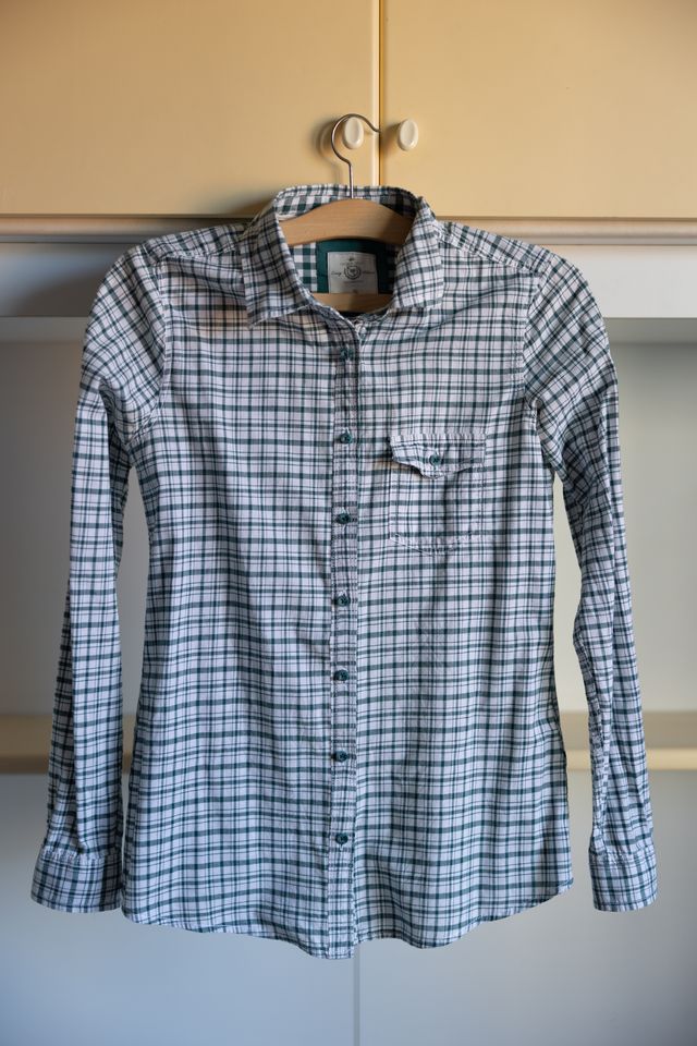 Camicia a quadri 100% cotone