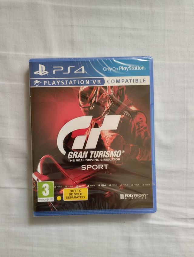 Gran Turismo Sport PS4, juego sin abrir