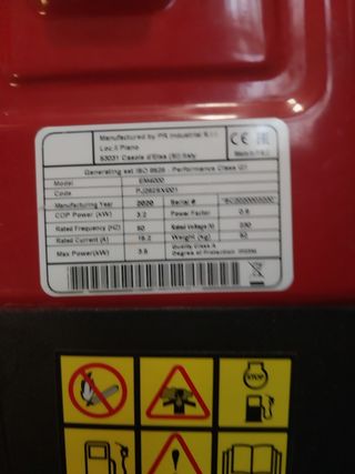 Generador de gasolina ⛽️