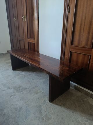 Banco de Madera. Interior o Exterior.