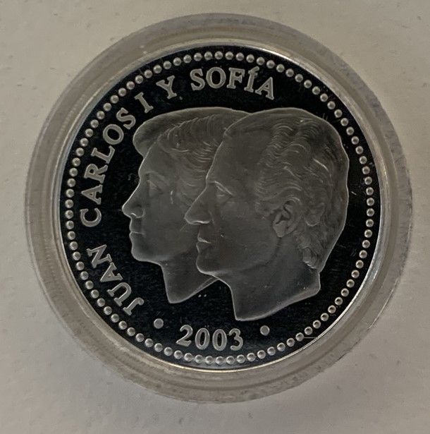MONEDA XXV ANIV. DE LA CONST. ESPAÑOLA. 10 EUROS.