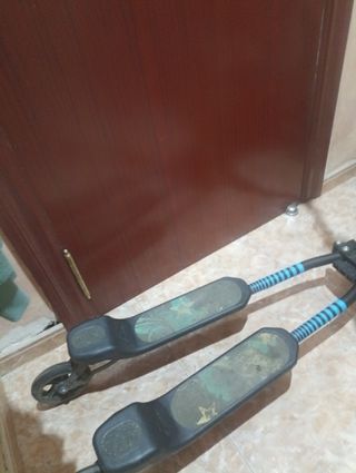 Patinete doble regulable en altura 