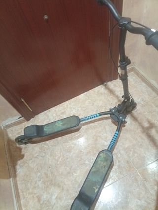 Patinete doble regulable en altura 