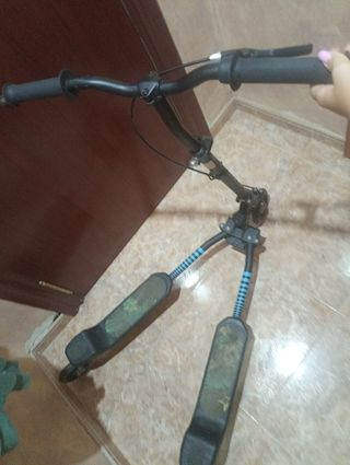 Patinete doble regulable en altura 