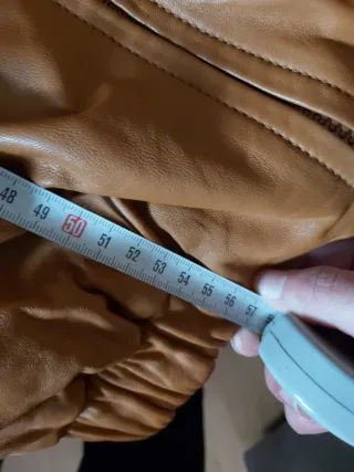 Cazadora de cuero para otoño