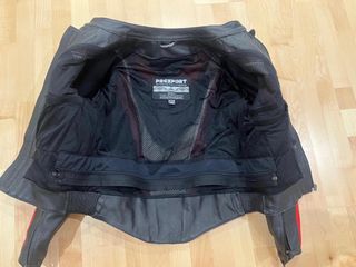 Cazadora motera hombre