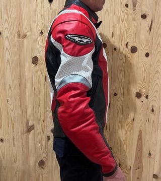 Cazadora motera hombre