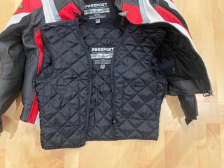 Cazadora motera hombre