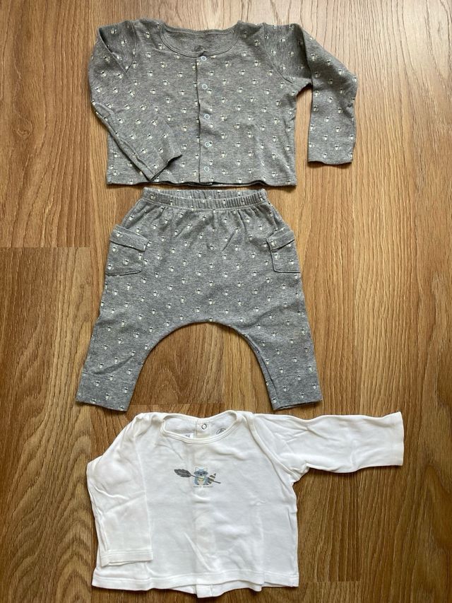 Conjunto bebe (3 piezas)Petit Bateau