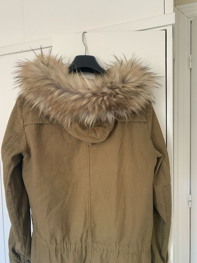 Chamarra con borrego zara