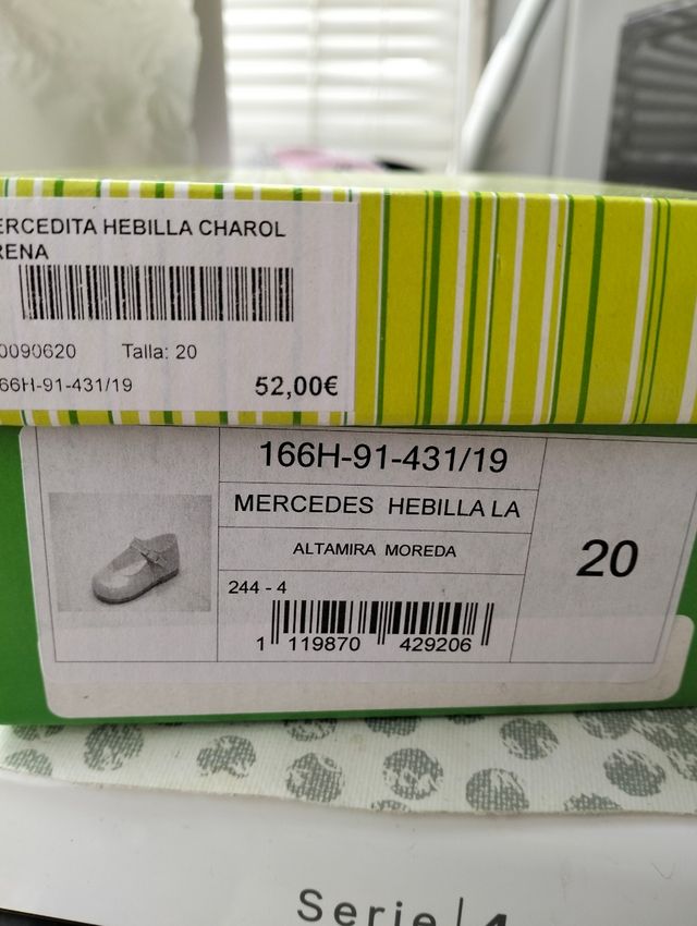 Zapatos niña, color arena charol #20