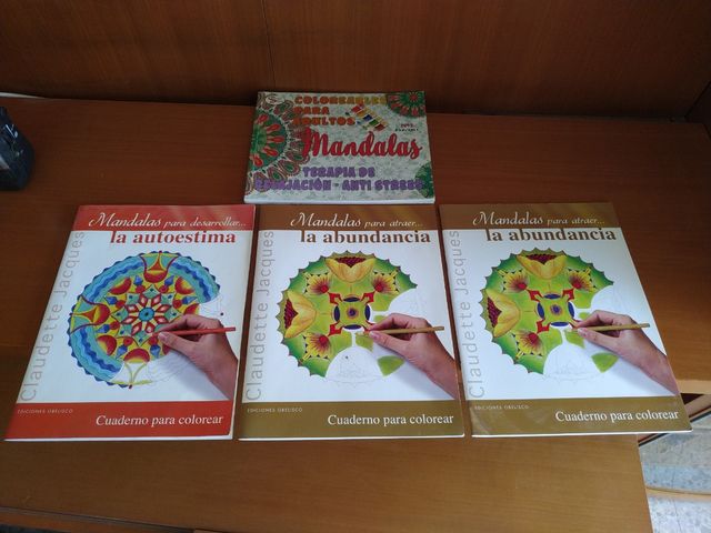 Libros para pintar mandalas