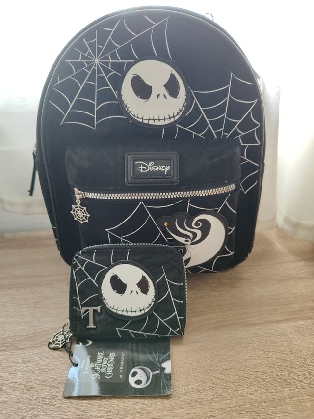 Mochila y Cartera Pesadilla Antes de Navidad