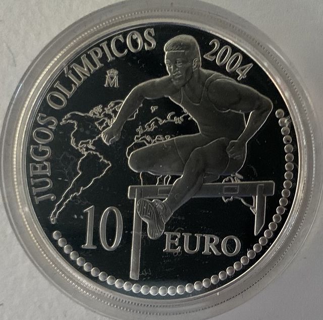 MONEDA JUEGOS OLIMPICOS 2004 - 10 EUROS.