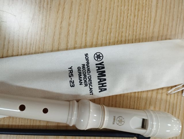 Flauto dolce Yamaha con custodia e scov