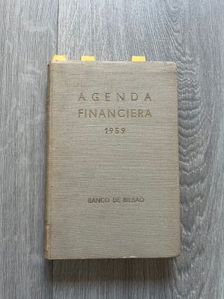 Agenda financiera 1959 - Banco de Bilbao