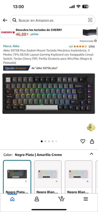 Teclado Custom Akko 5075B Plus