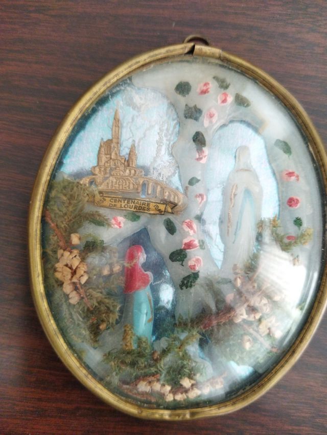 Cuadro virgen de Lourdes