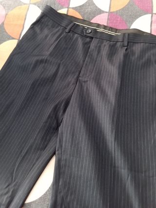 Pantalón hombre vestir azul oscuro 