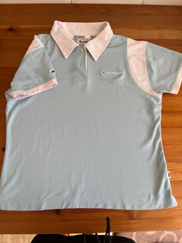 Polo padel mujer manga corta Vision